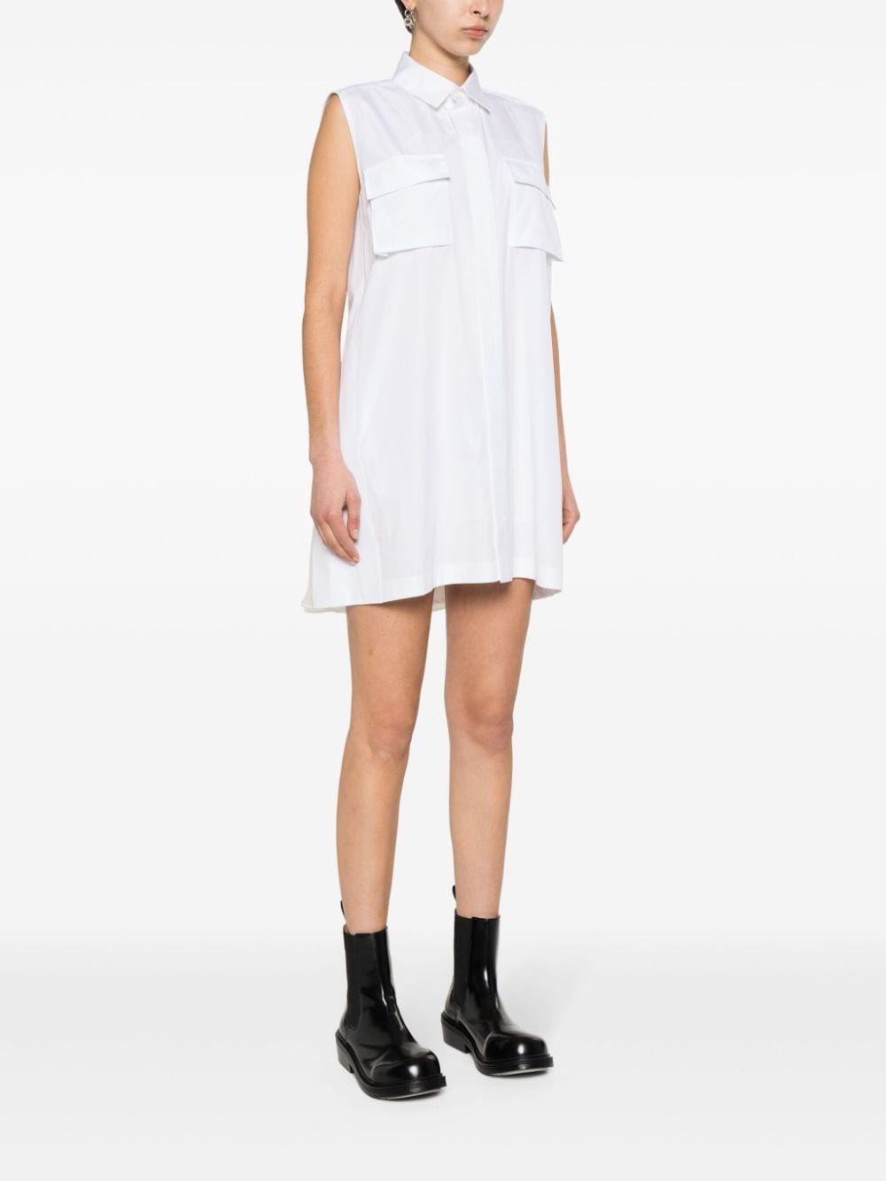 pleated mini dress - 3