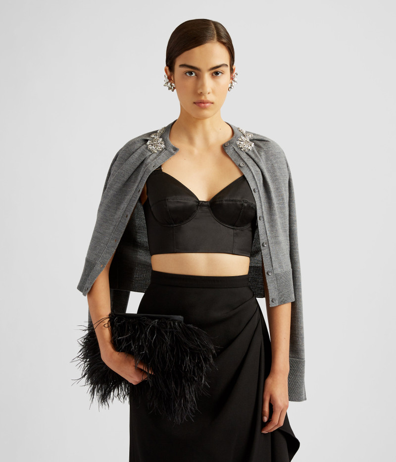 Erdem SMALL FEATHER BAG outlook