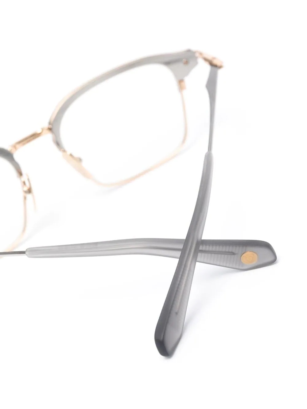 Typographer wayfarer-frame glasses - 3