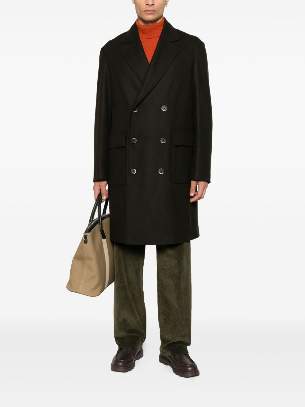 double-breasted coat - 2