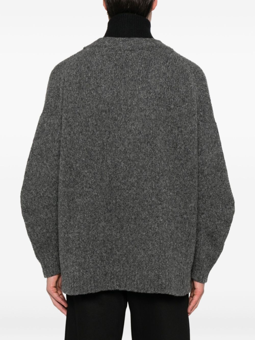 zip-up sweater - 4