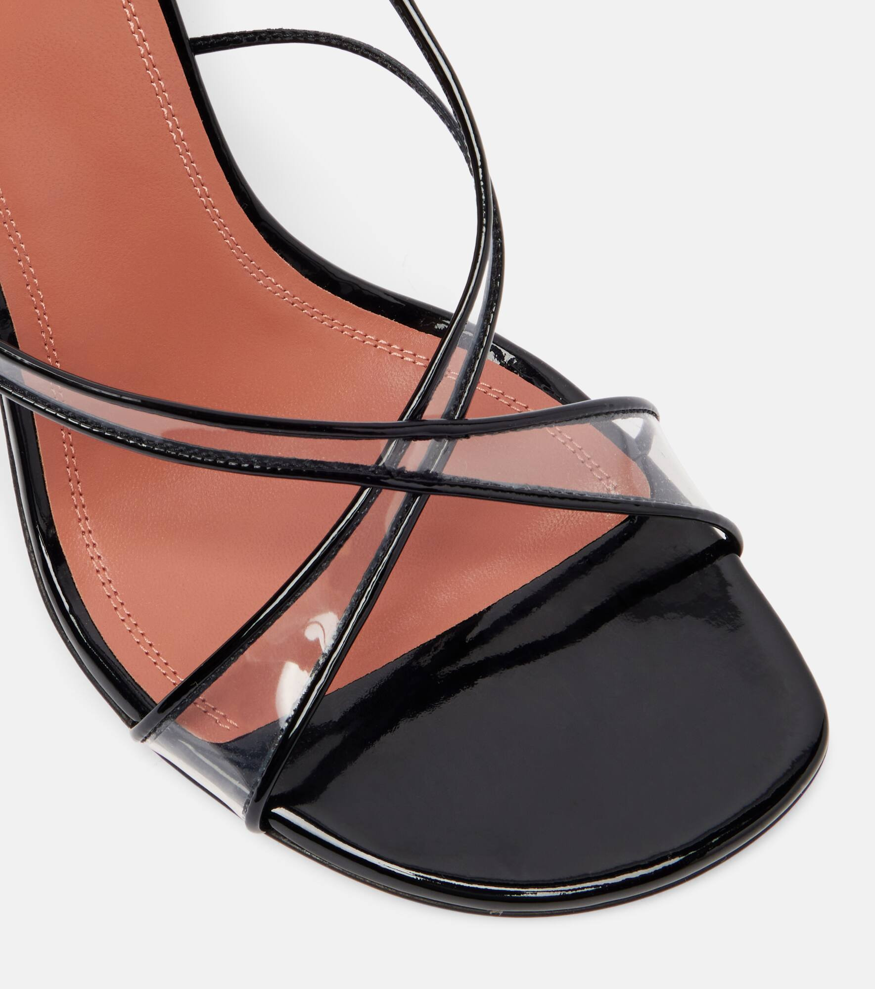 Lena 90 PVC and patent leather sandals - 5