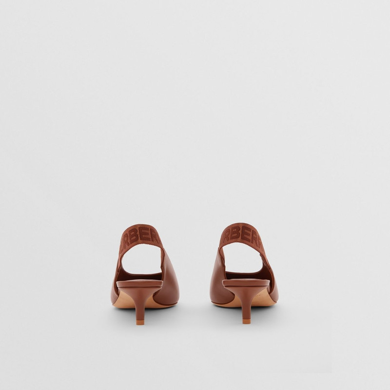 Leather Slingback Pumps 5