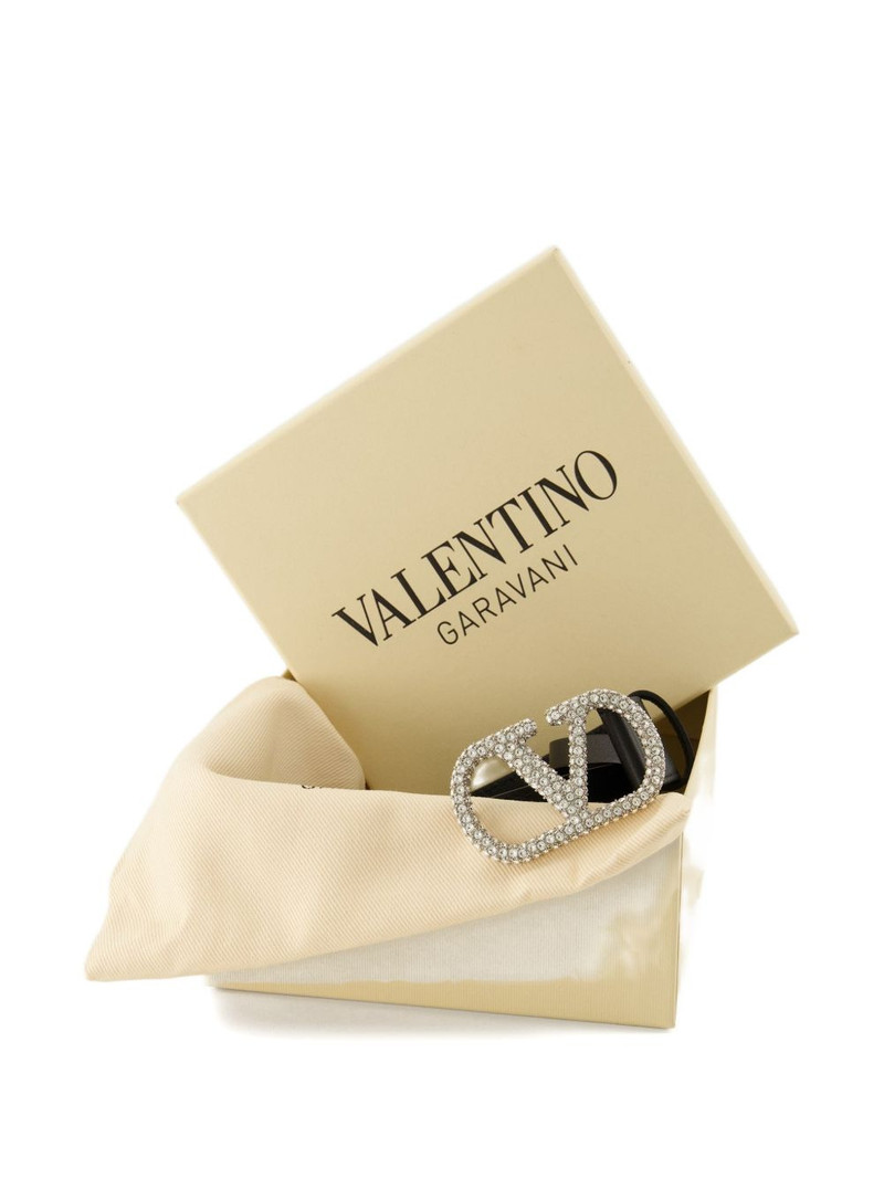 VLogo Signature crystal-embellished belt 4