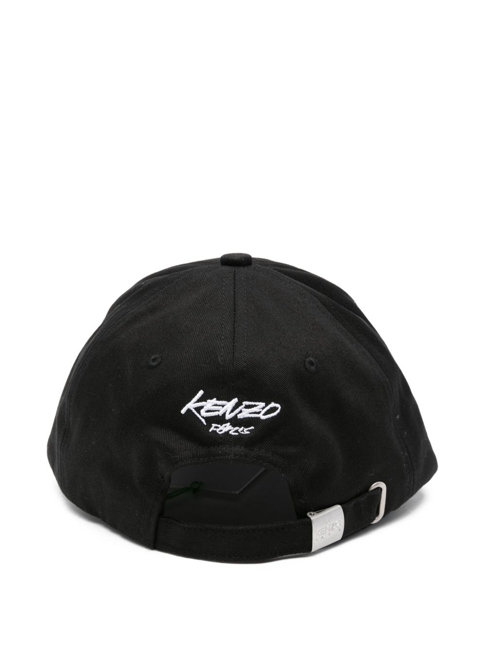 floral-embroidered cap - 2