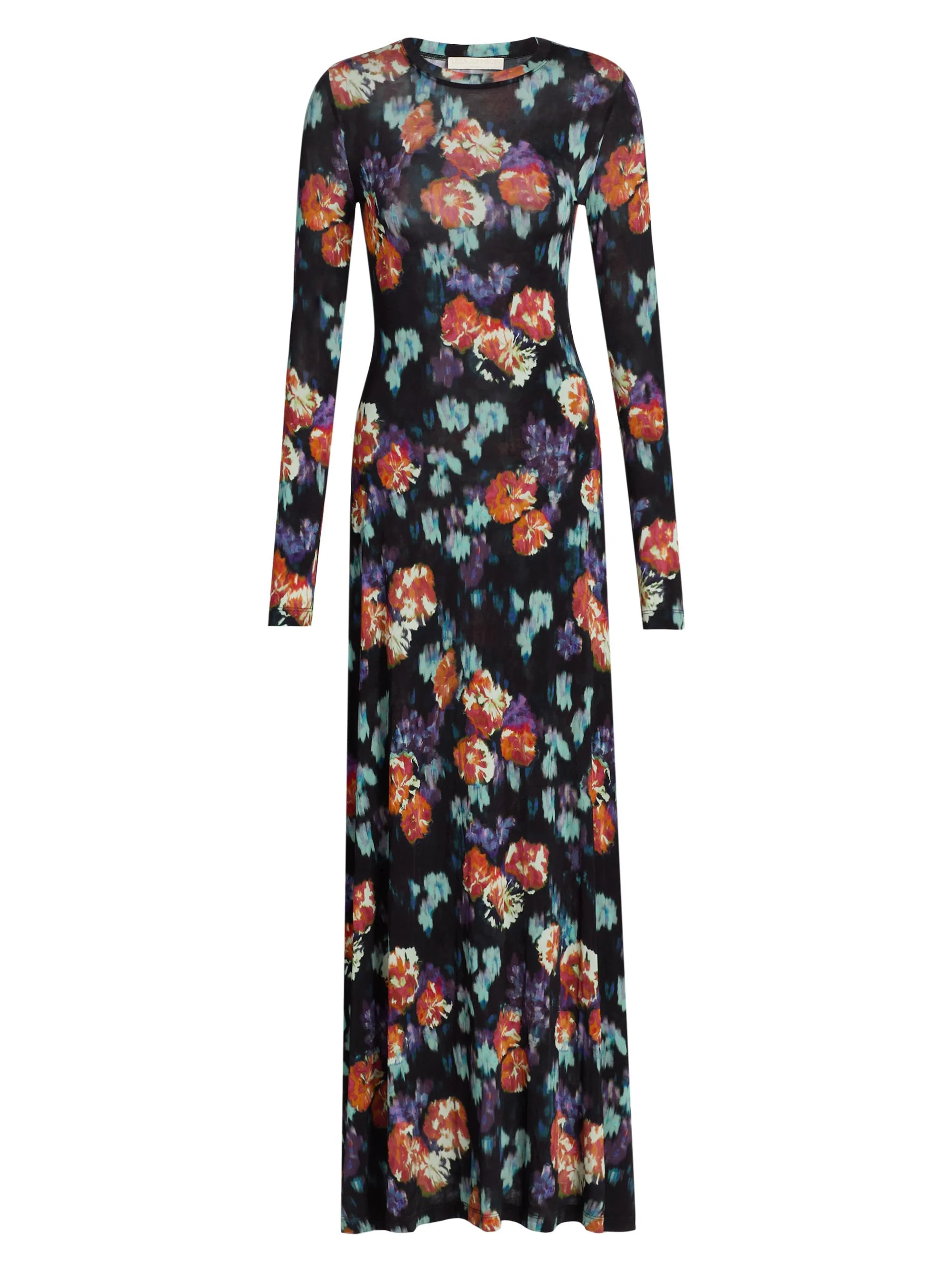 Women's Amari Floral Long-Sleeve Maxi Dress - Nocturne - 1