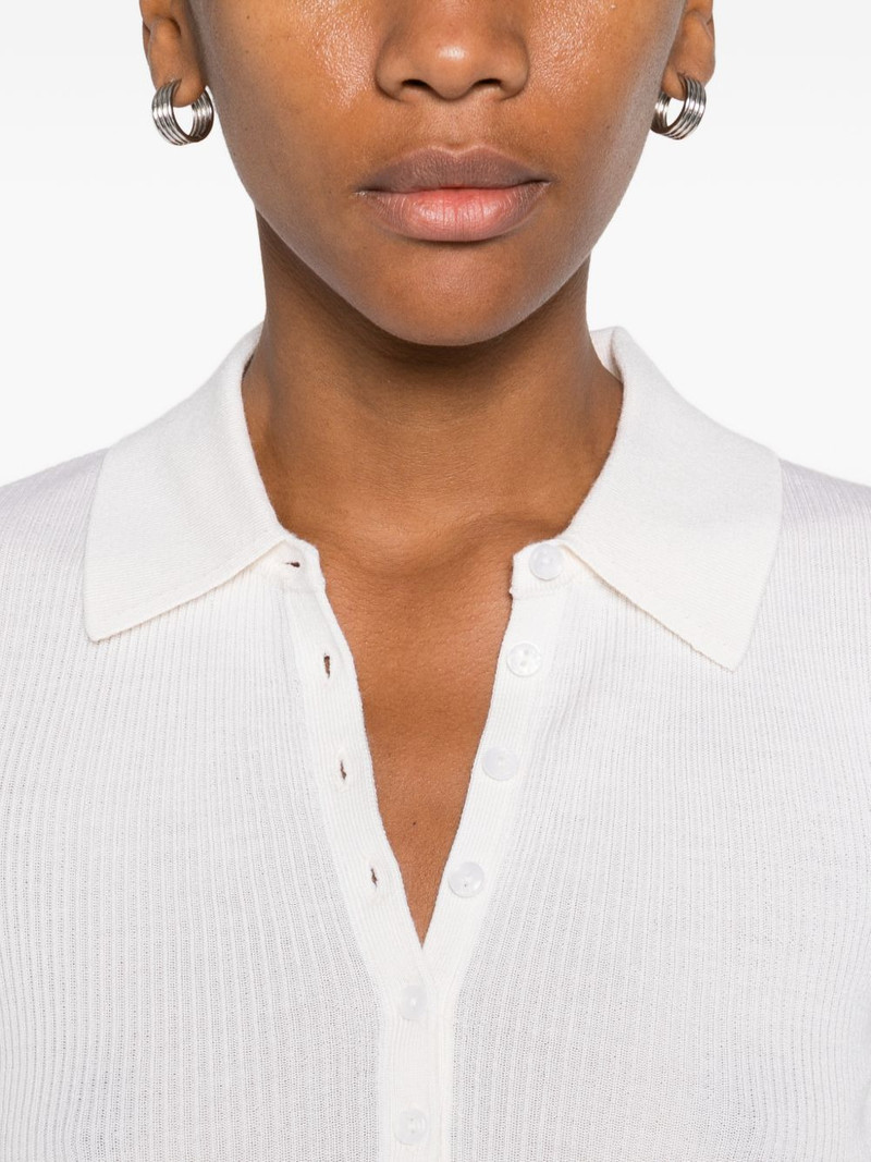 buttoned collared sweatshirt 5
