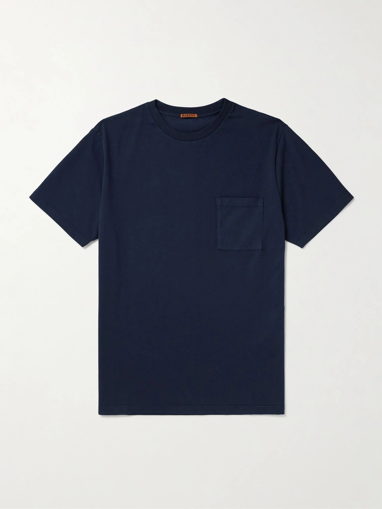 Cotton-Jersey T-Shirt Navy - 1