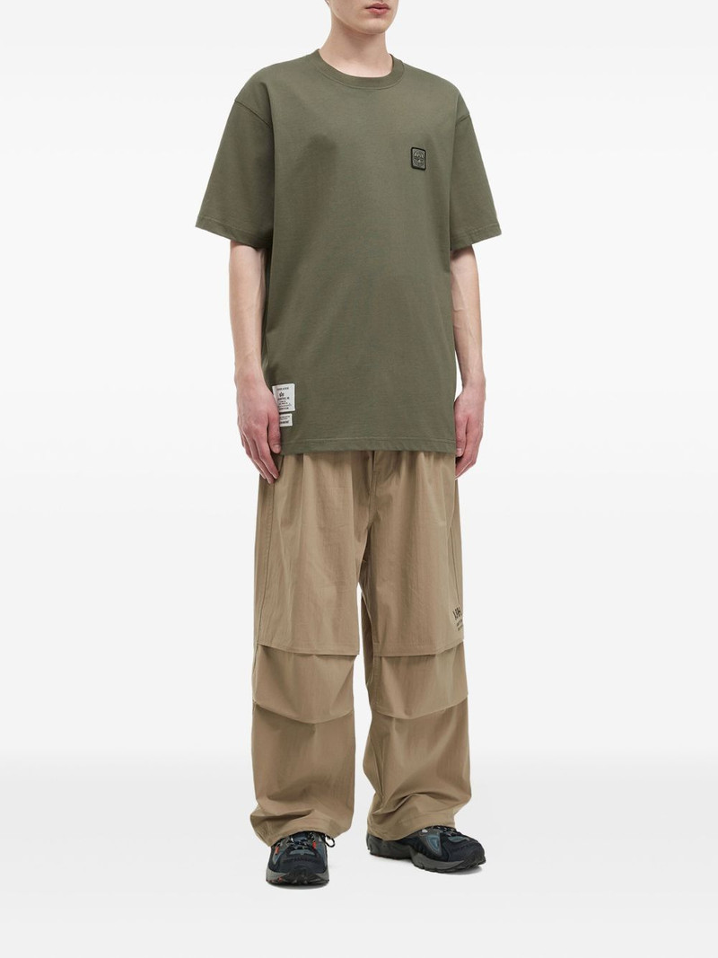 ALPHA INDUSTRIES logo-patch cotton T-shirt outlook