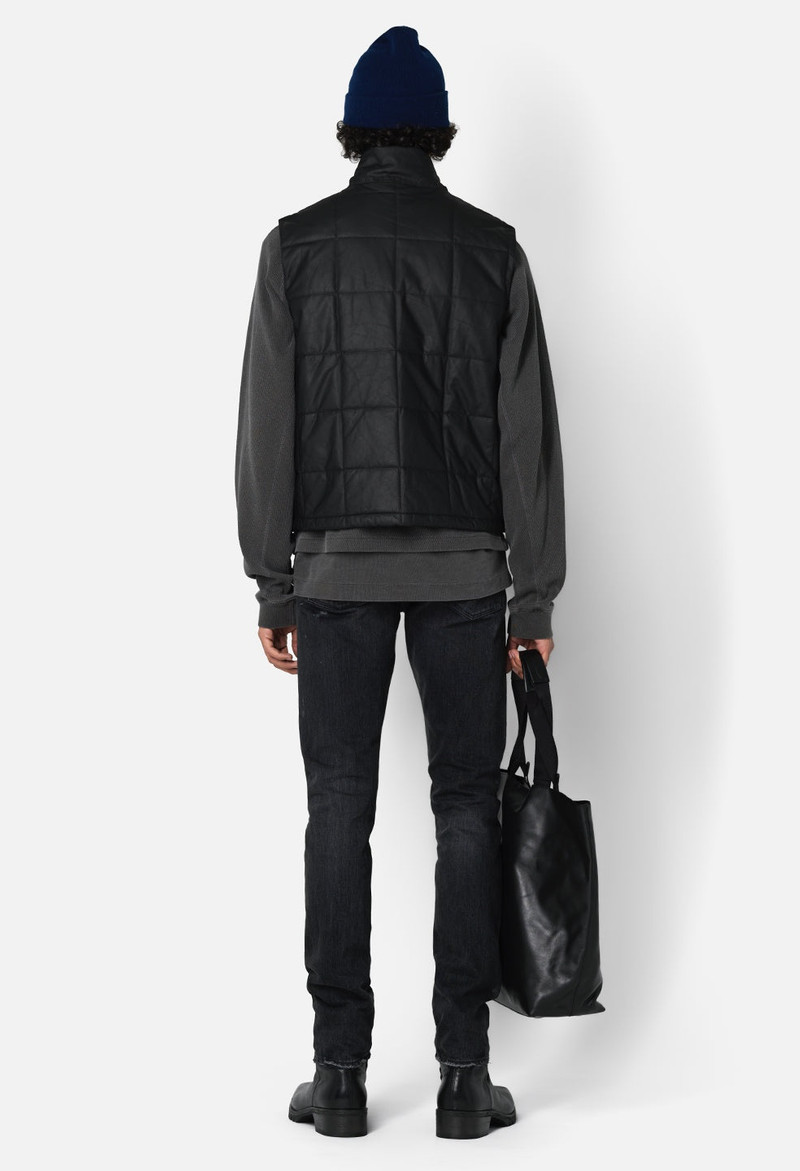 QUILTED LEATHER VEST 5