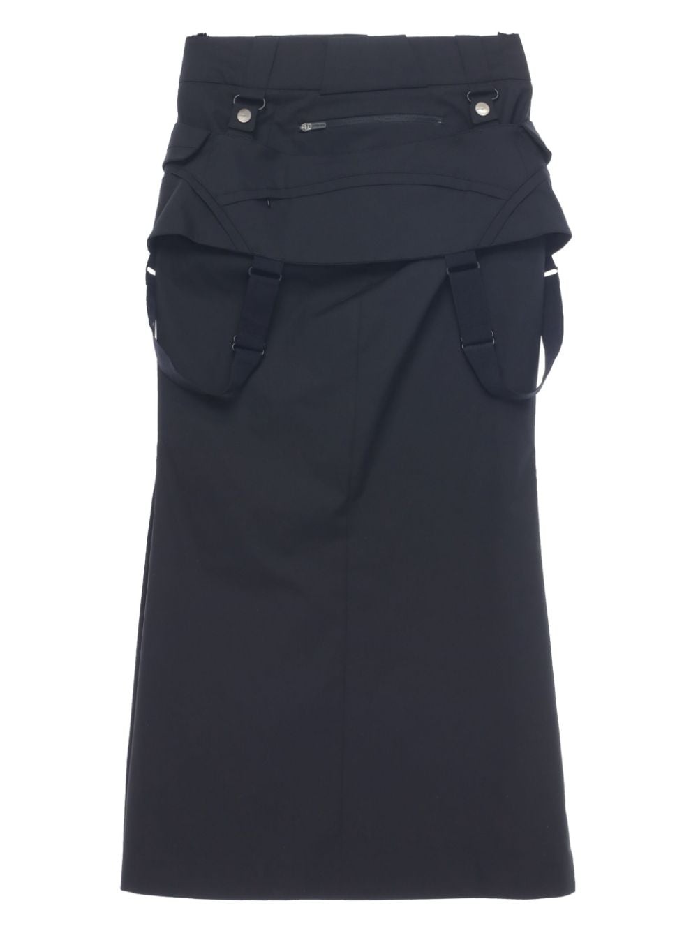 convertible cargo maxi skirt - 6