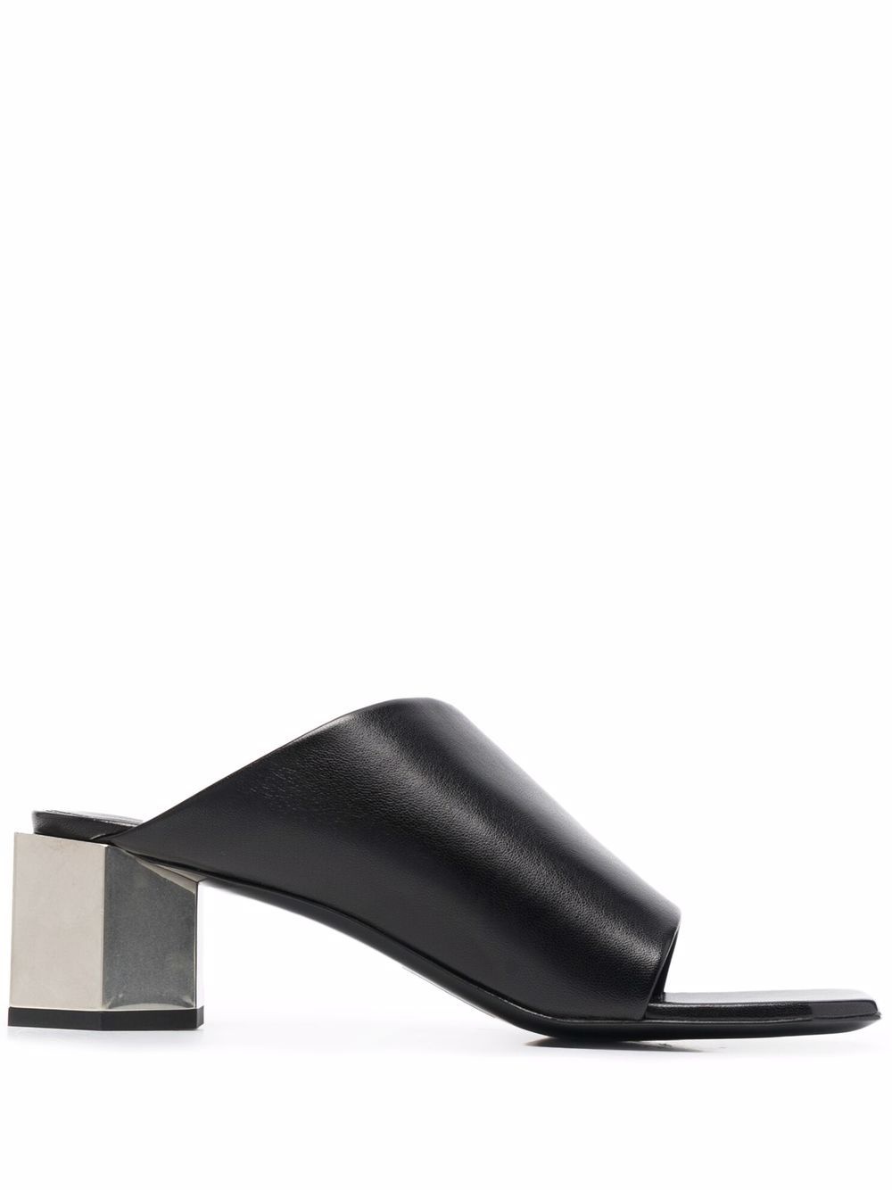block-heel 60mm mules - 1