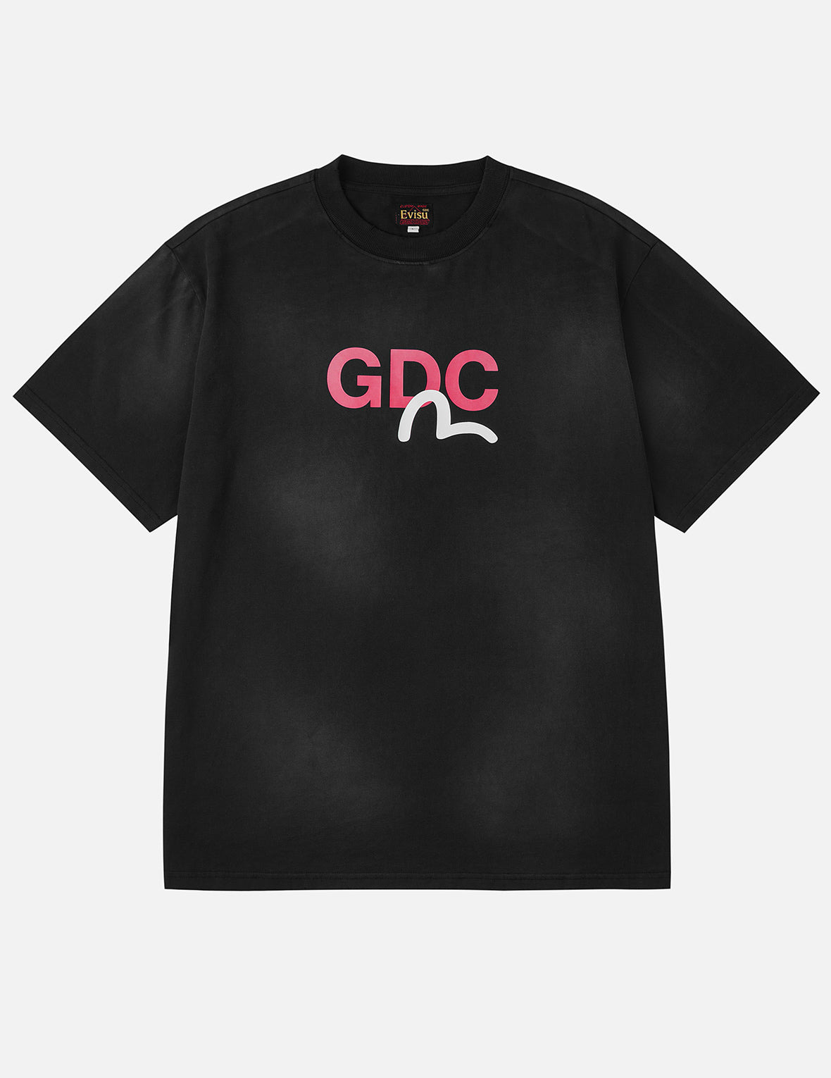 EVISU X GDC Dirty Wahsed Relax Fit T-shirt - 3