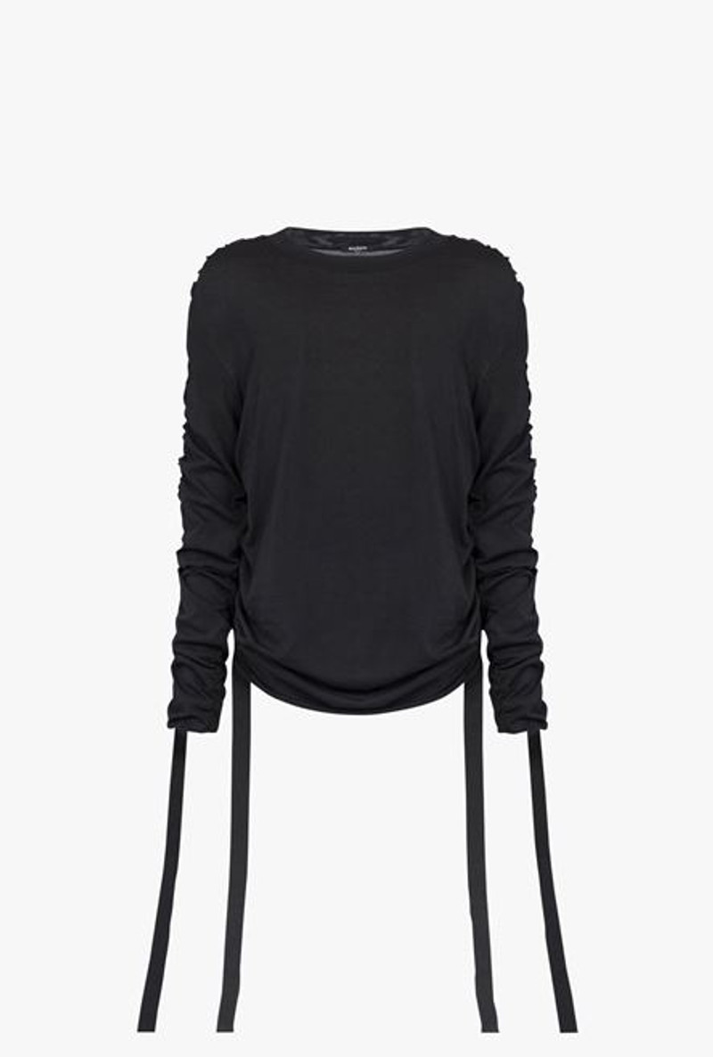 Black cotton top - 1