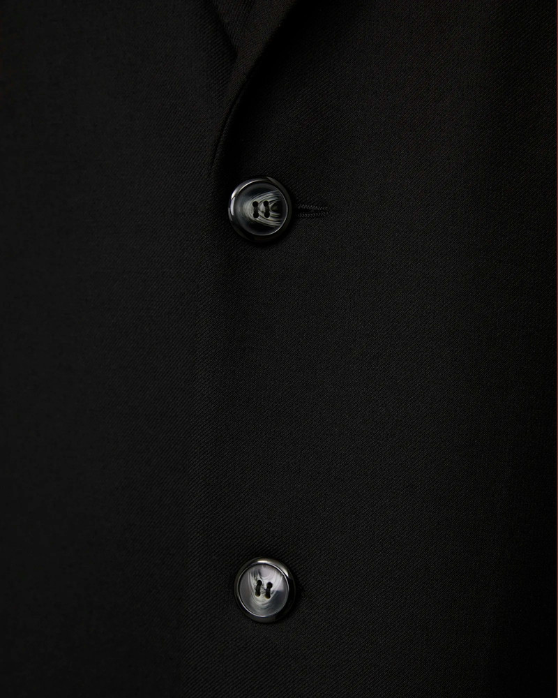STRUCTURED COAT BLACK WOOL 5