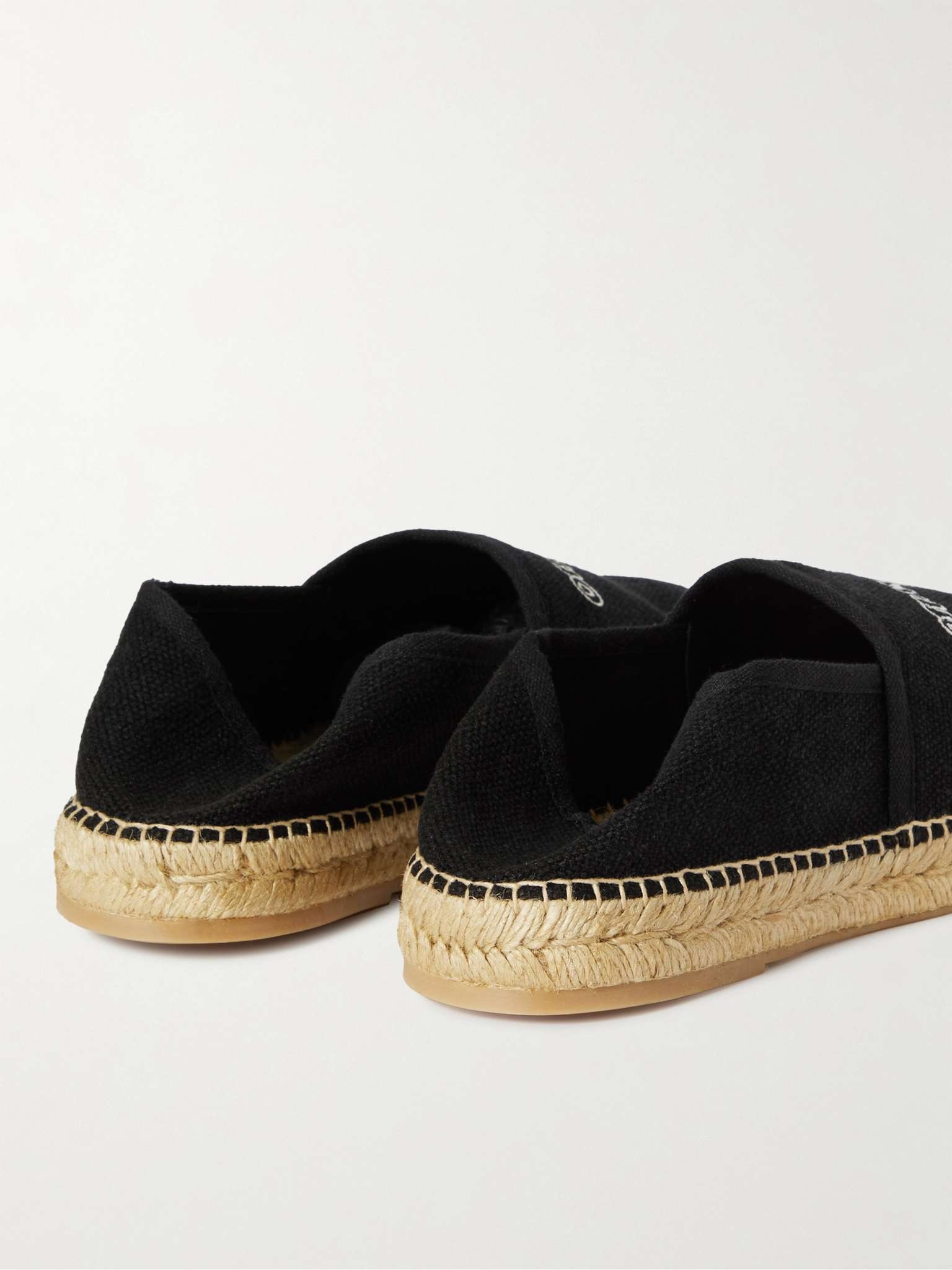 Logo-Embroidered Canvas Espadrilles - 5