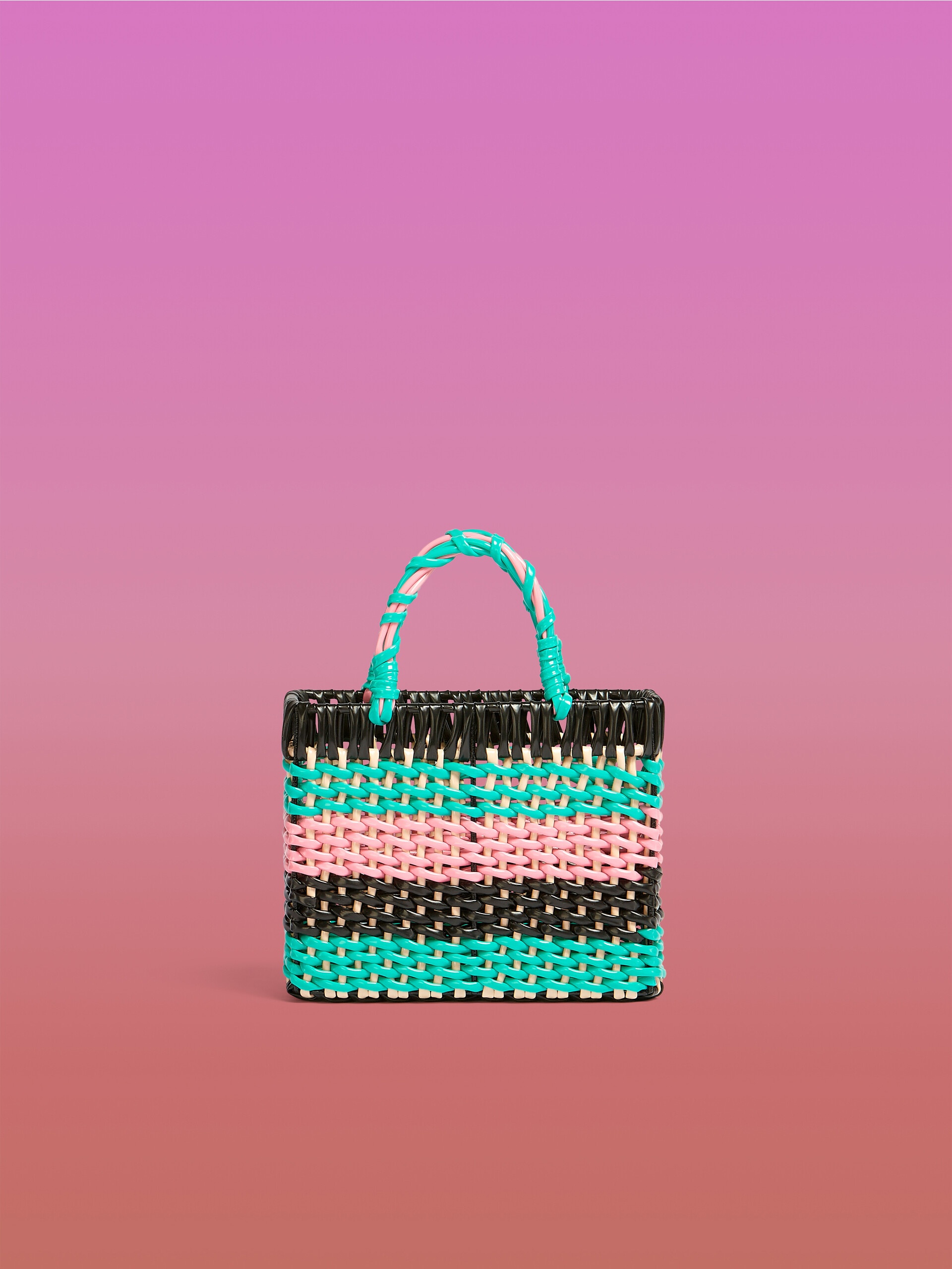 MARNI MARKET MULTICOLOUR BASKET - 1