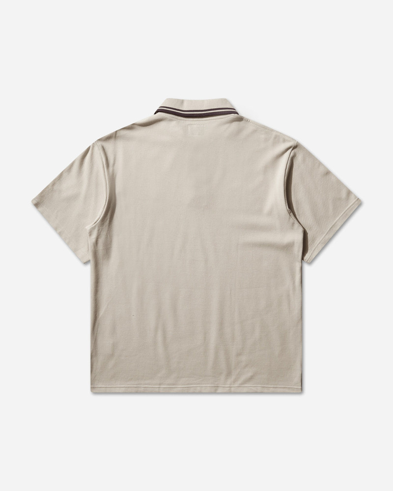 NEEDLES Men's Regular Collar Polo Shirt Beige outlook