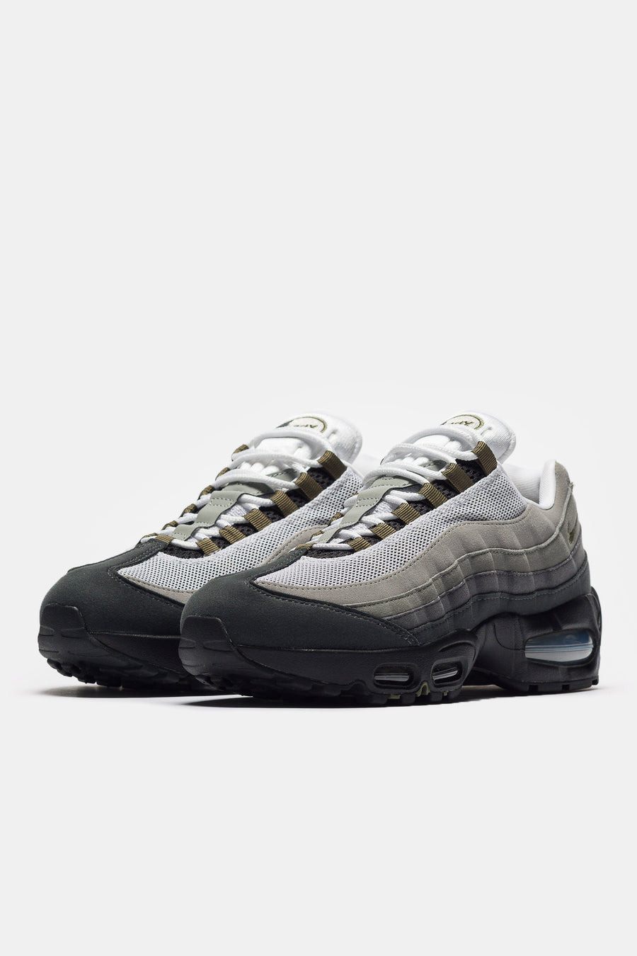 Air Max 95 OG Sneaker in Black/Medium Olive/White/Reflect Silver - 2