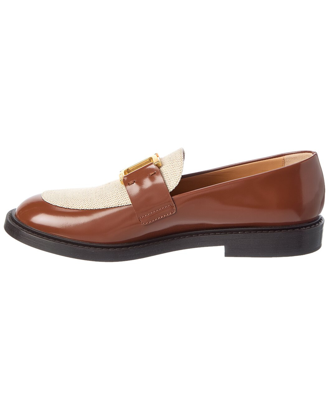 Chloé Marcie Canvas & Leather Loafer - 2