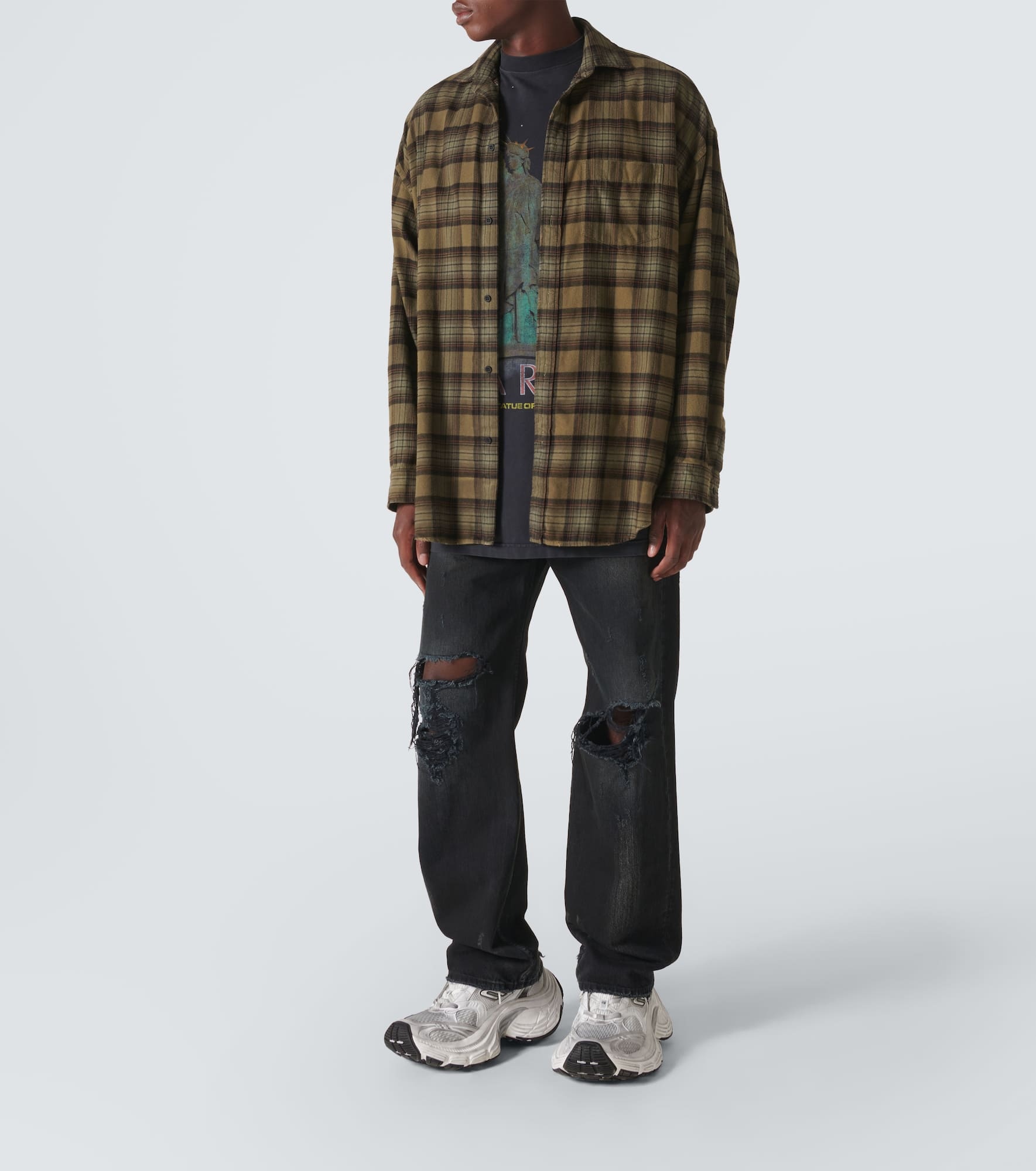Paris Liberty layered cotton shirt - 2