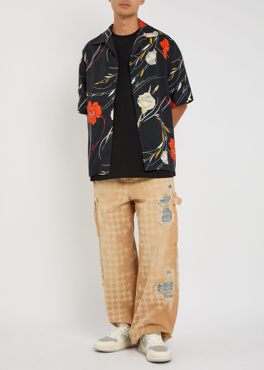 Amiri Floral Camp Printed Woven Shirt - 4