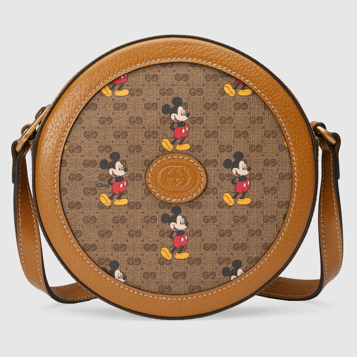 Disney x Gucci round shoulder bag - 1