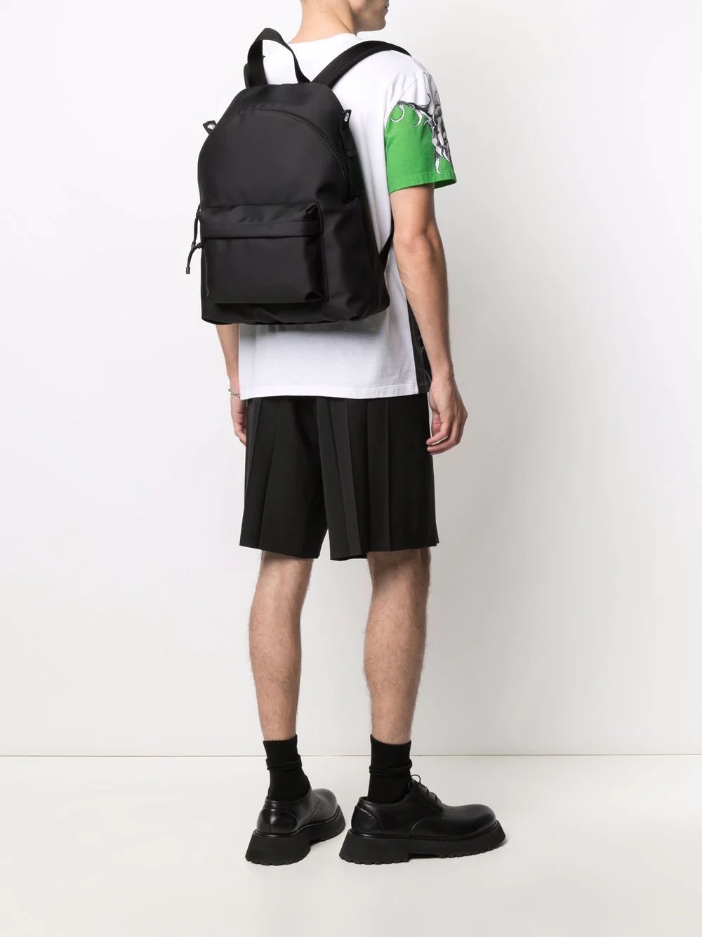 logo-strap backpack - 2