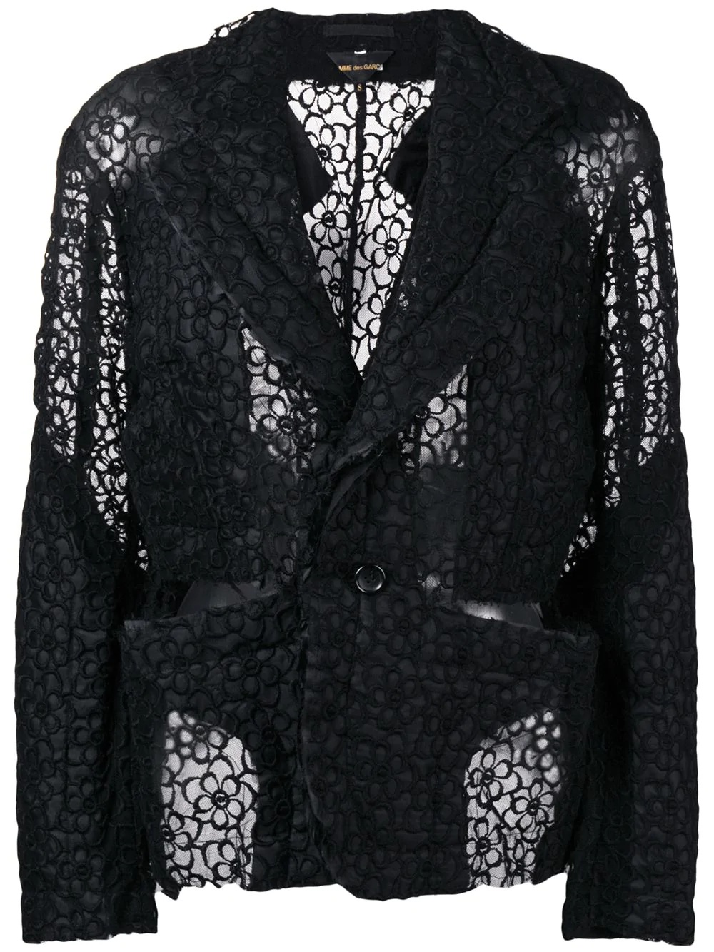 floral lace jacket - 1