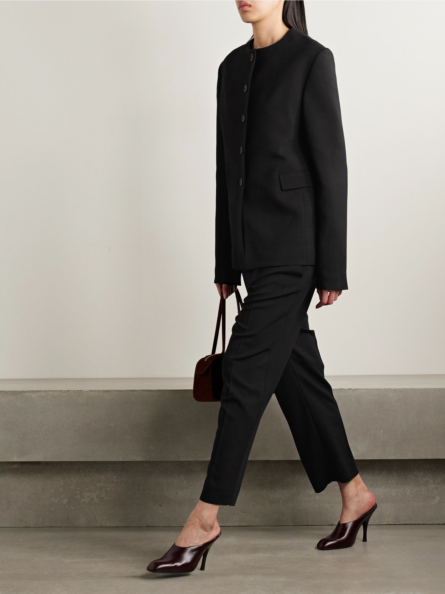 Jameson crepe jacket Black - 2