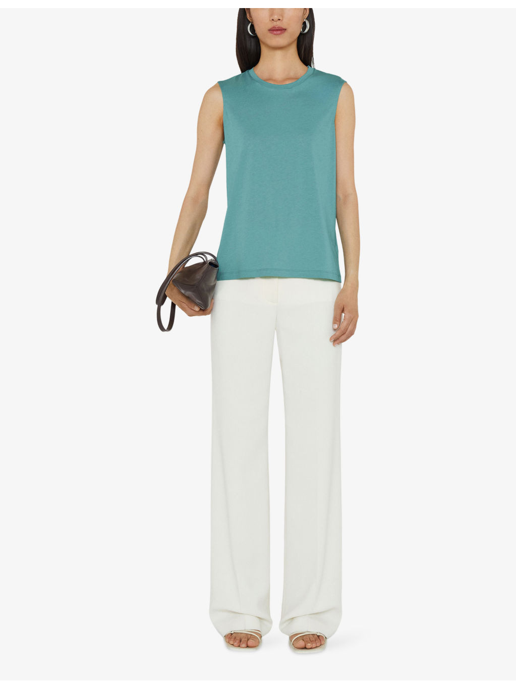 Cotton-Silk Jersey Tank Top - 2