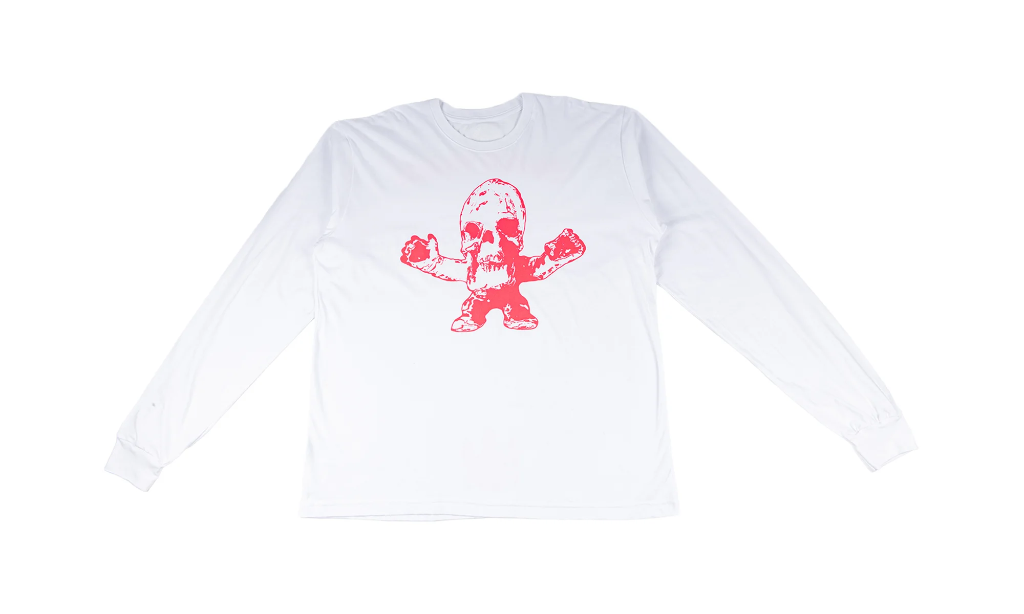 FOTI Long Sleeve T-Shirt "White / Neon Pink" CHRM0918 - 1