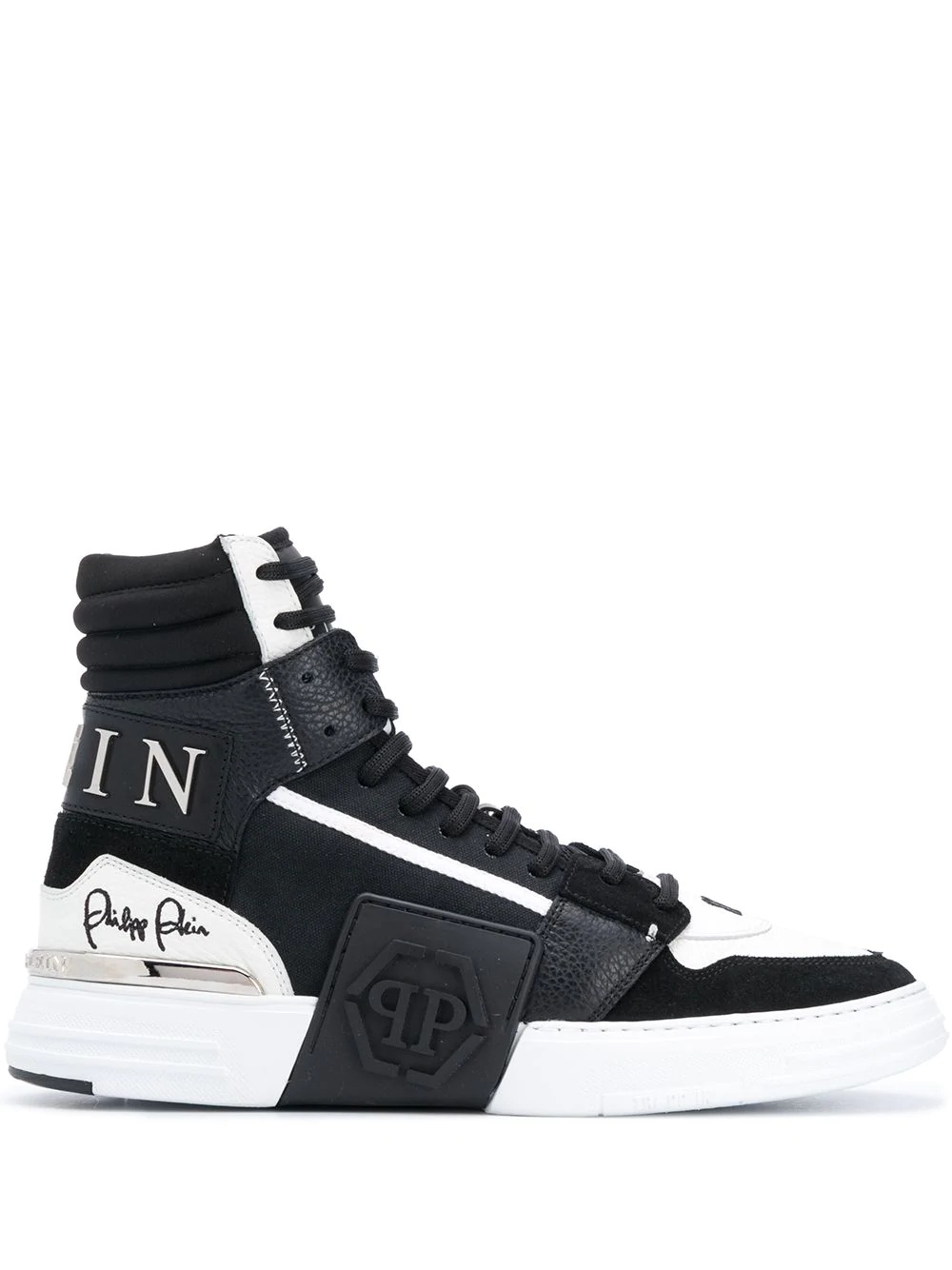 Phanton Kicks contrast panel high-top sneakers - 1