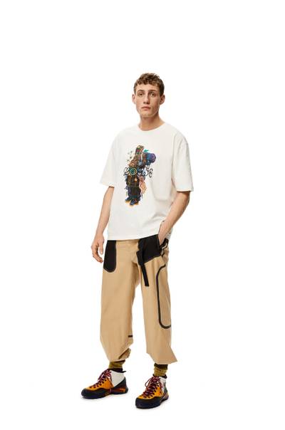 Loewe Gang Box print T-shirt in organic cotton outlook