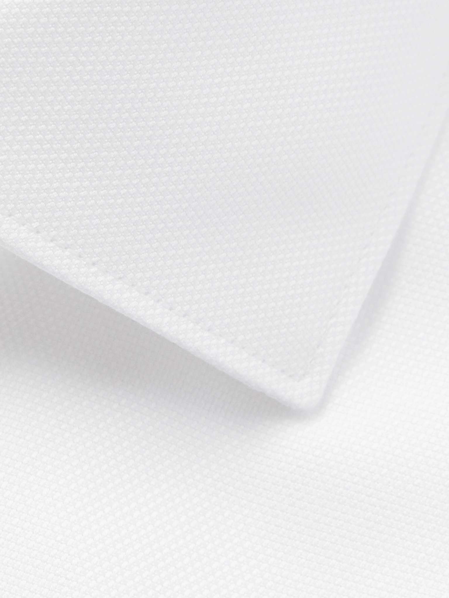 Slim-Fit Textured-Cotton Shirt - 5