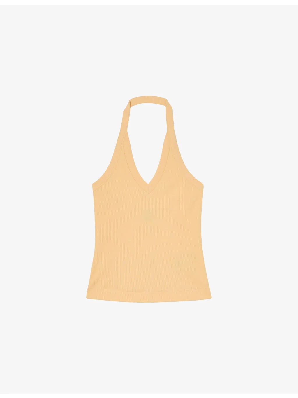 Nina Halterneck Stretch-Cotton Top - 1