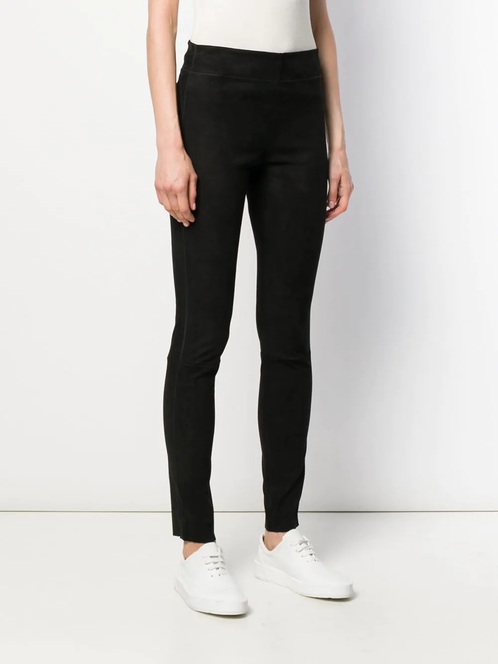 panelled legging trousers - 3