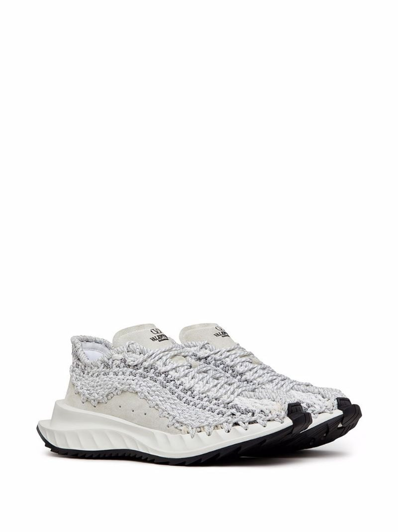 Valentino low-top crochet sneakers outlook