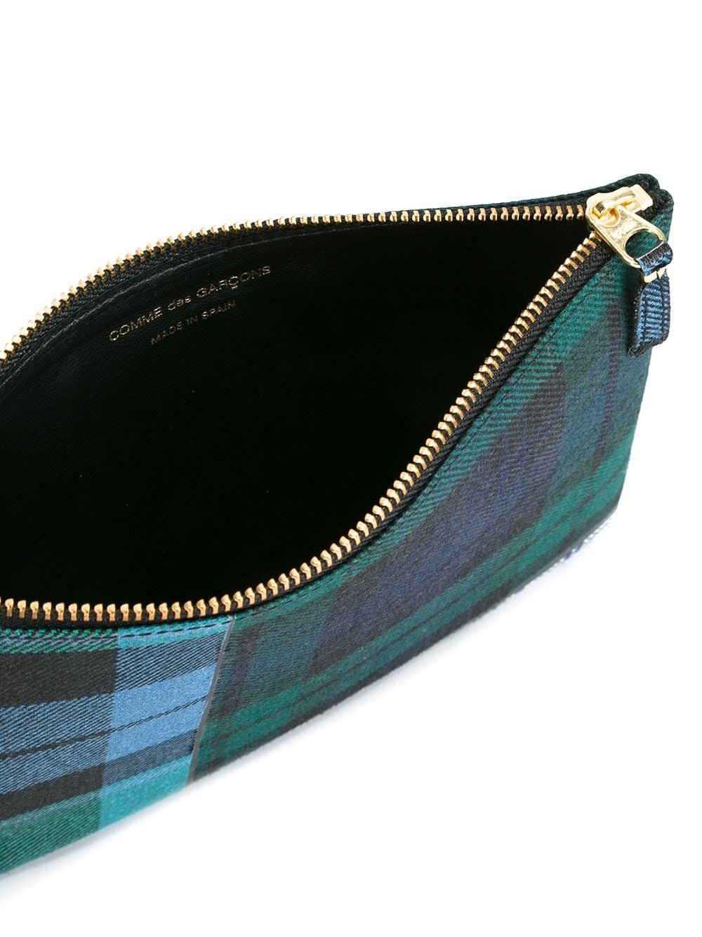 tartan patchwork clutch - 5