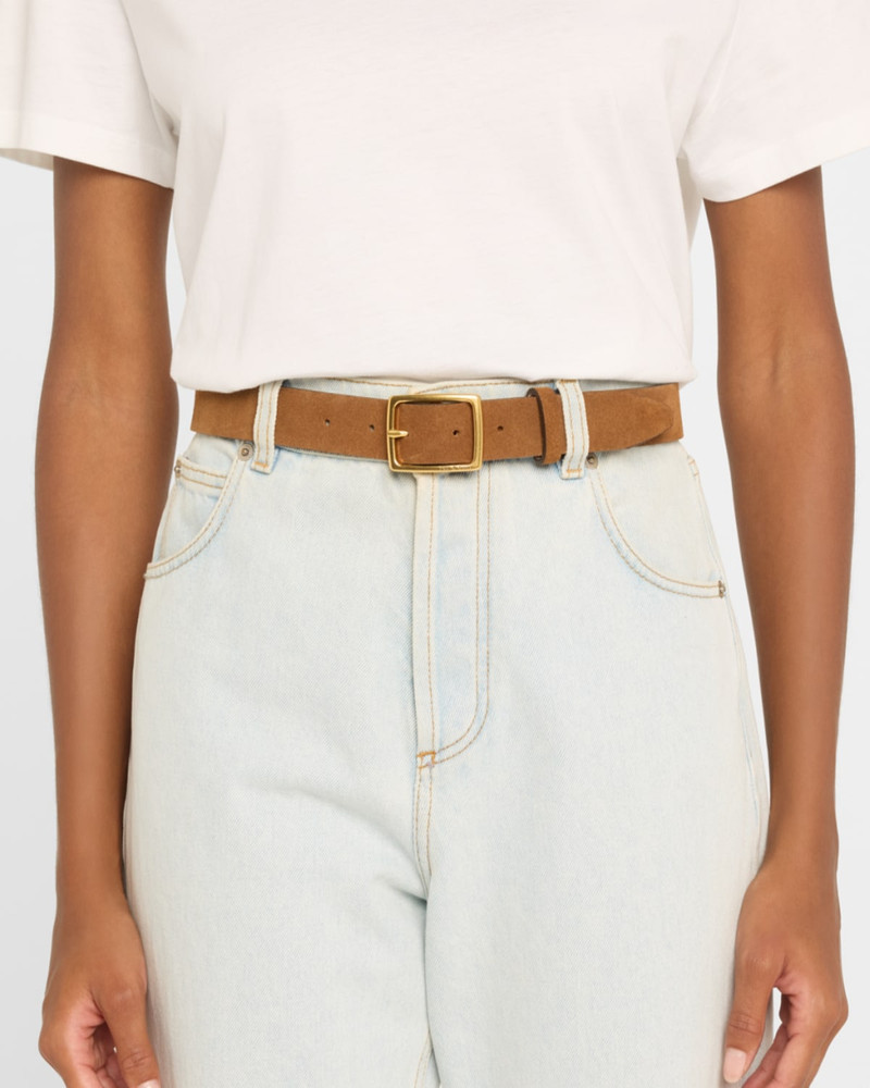 rag & bone Boyfriend Calf Leather Belt outlook