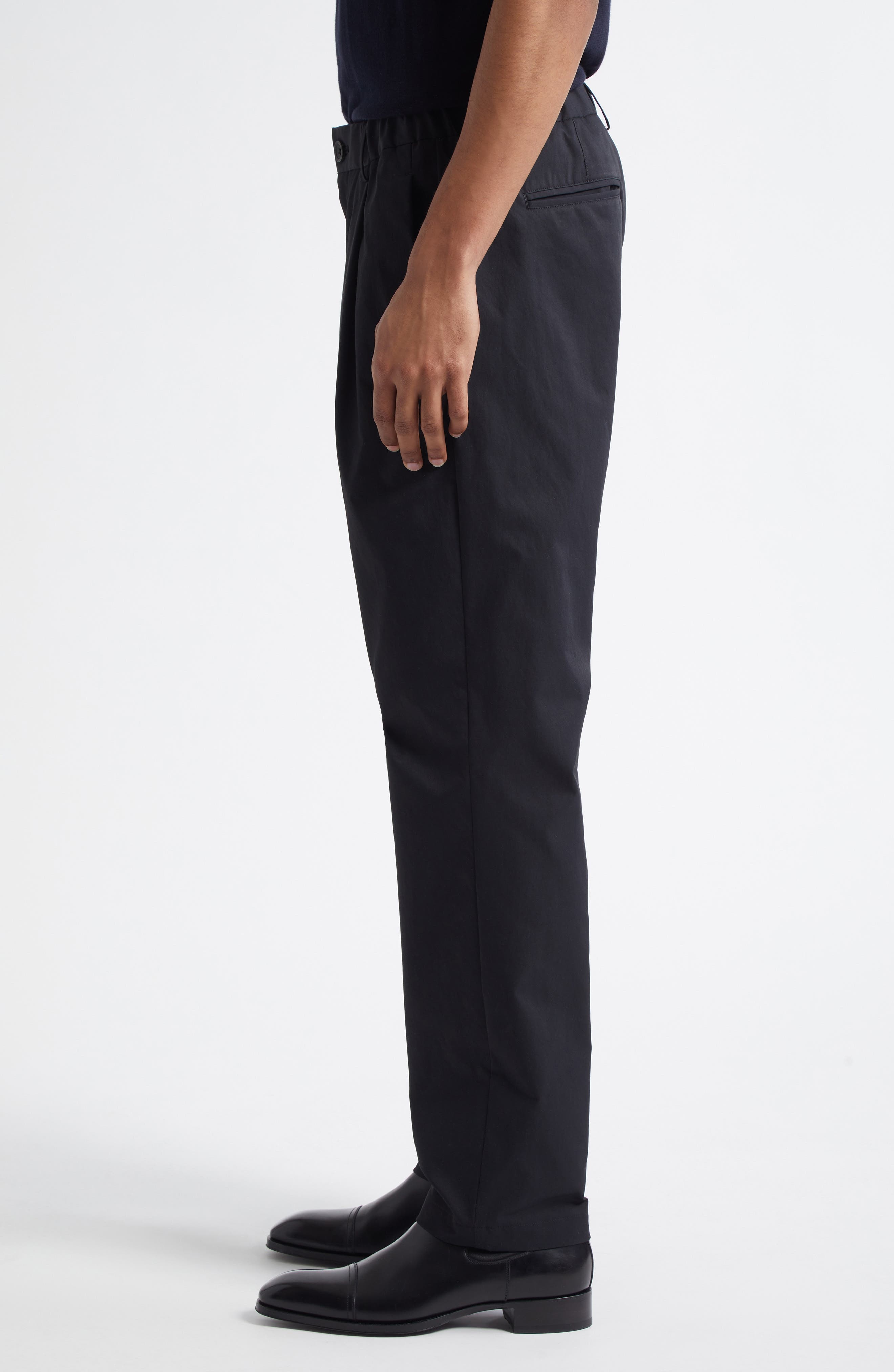 Herno Pleated Pants in Black at Nordstrom - 3
