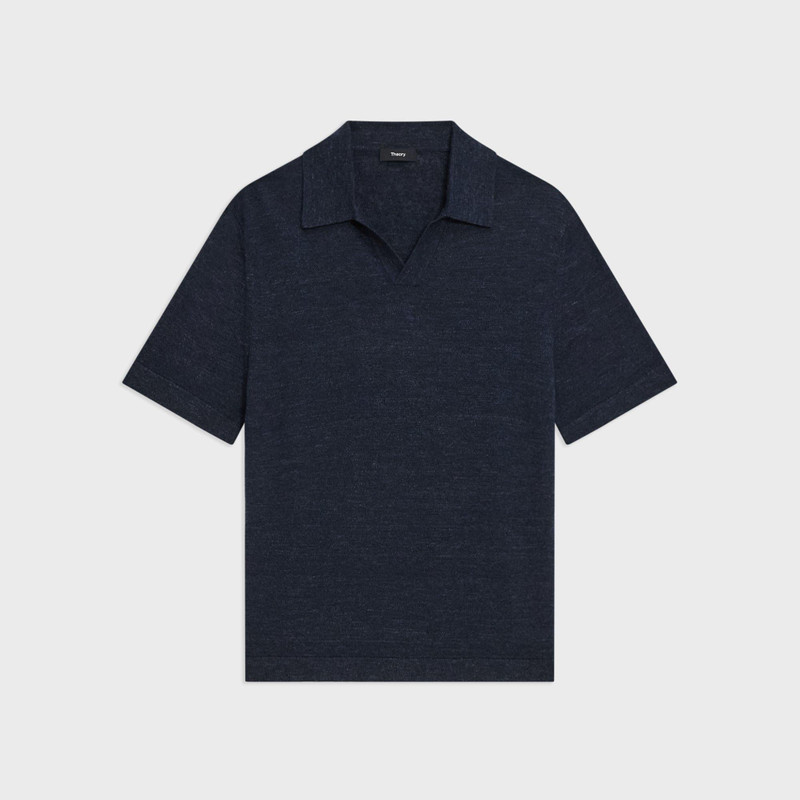 Brenan Polo Shirt in Cotton-Linen 1
