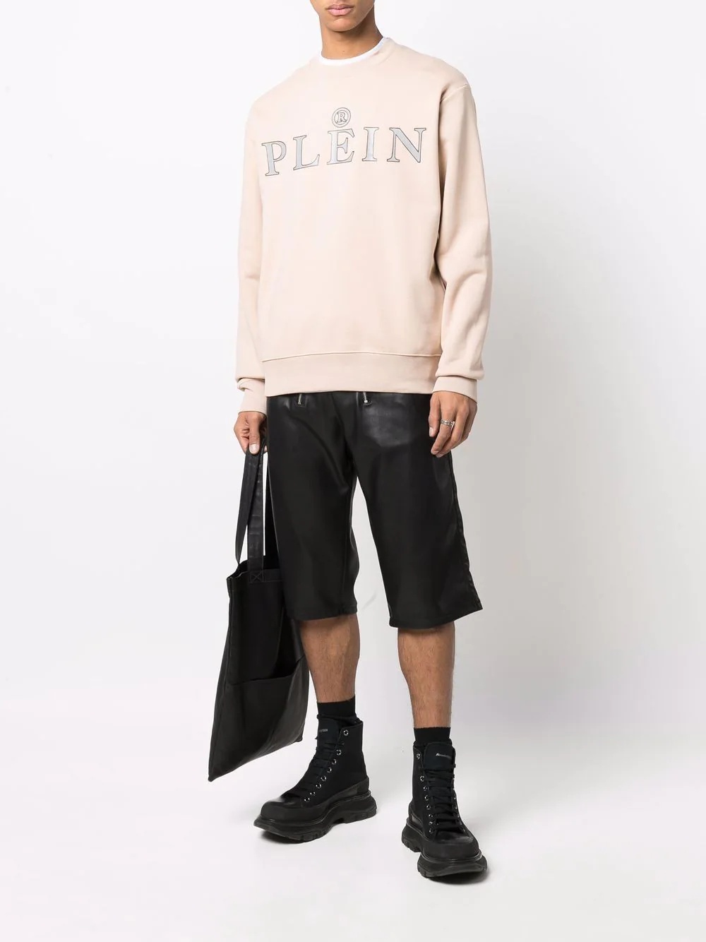 logo crew-neck sweatshirt - 2