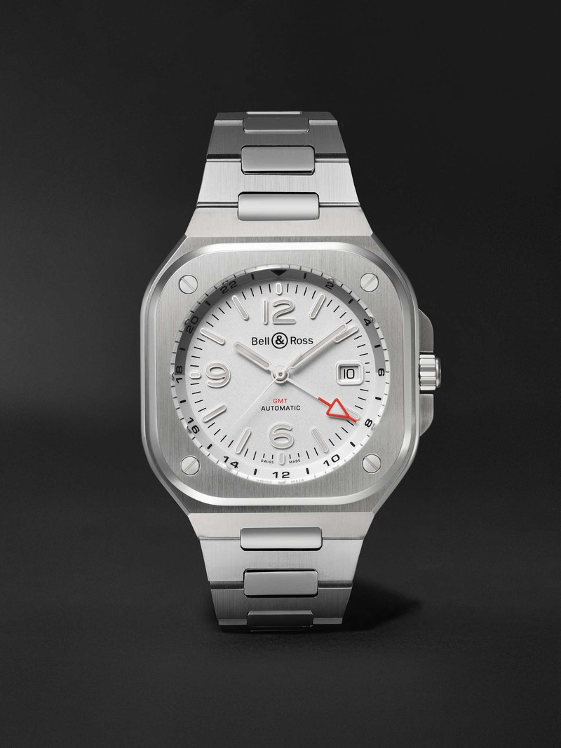 BR 05 GMT Automatic 41mm Stainless Steel Watch, Ref. No. BR05G-SI-ST/SST 1
