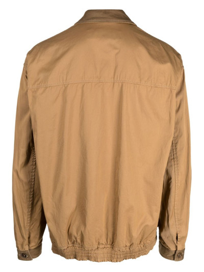 Comme des Garçons Homme logo-print cotton bomber jacket outlook