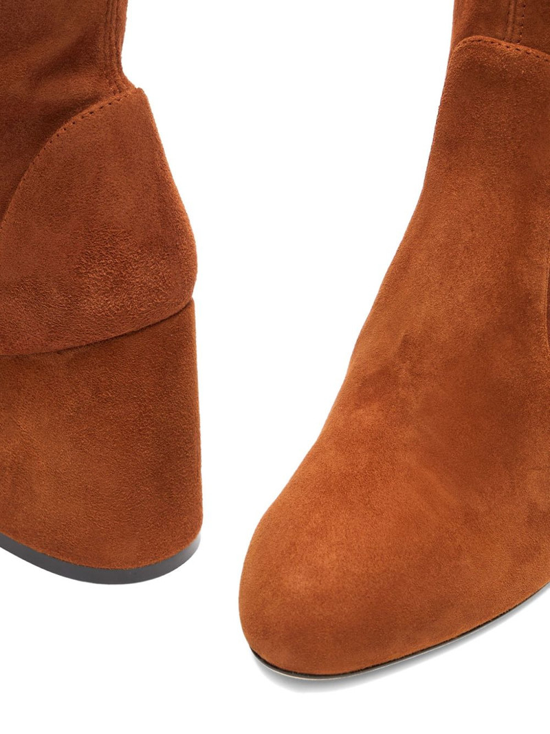 85mm Essentialist Stretch suede boots 3