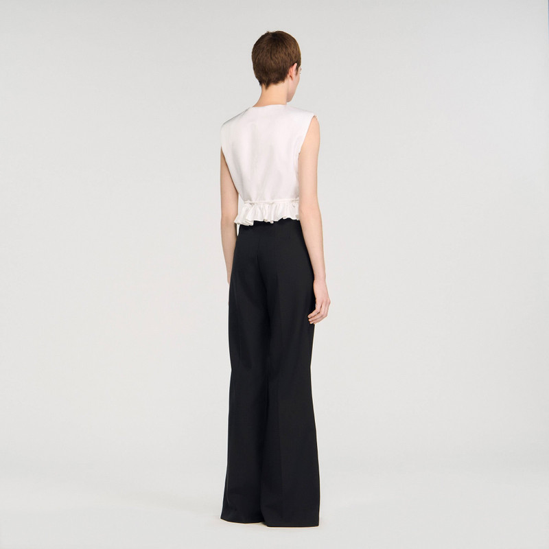 SATIN STRIPE SUIT TROUSERS 6