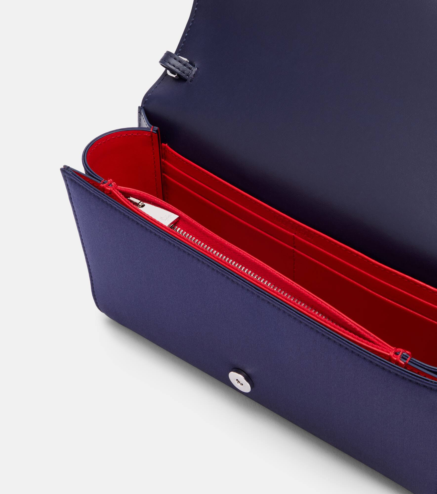 Paloma Small satin crêpe clutch - 3