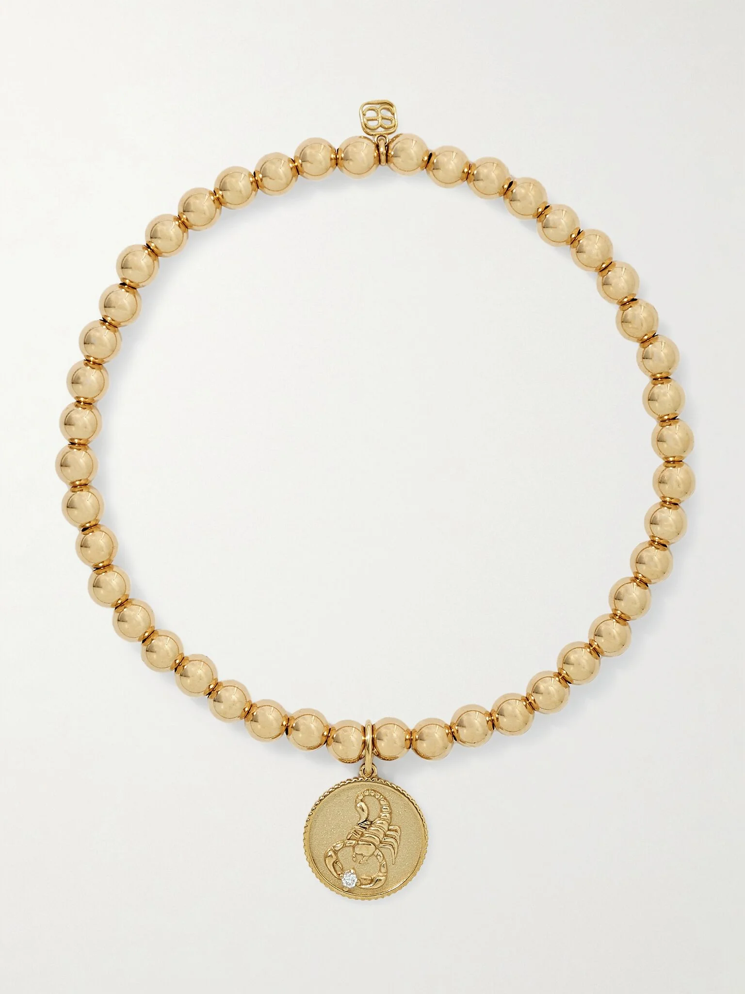 Scorpio 14-karat gold diamond bracelet Gold - 1