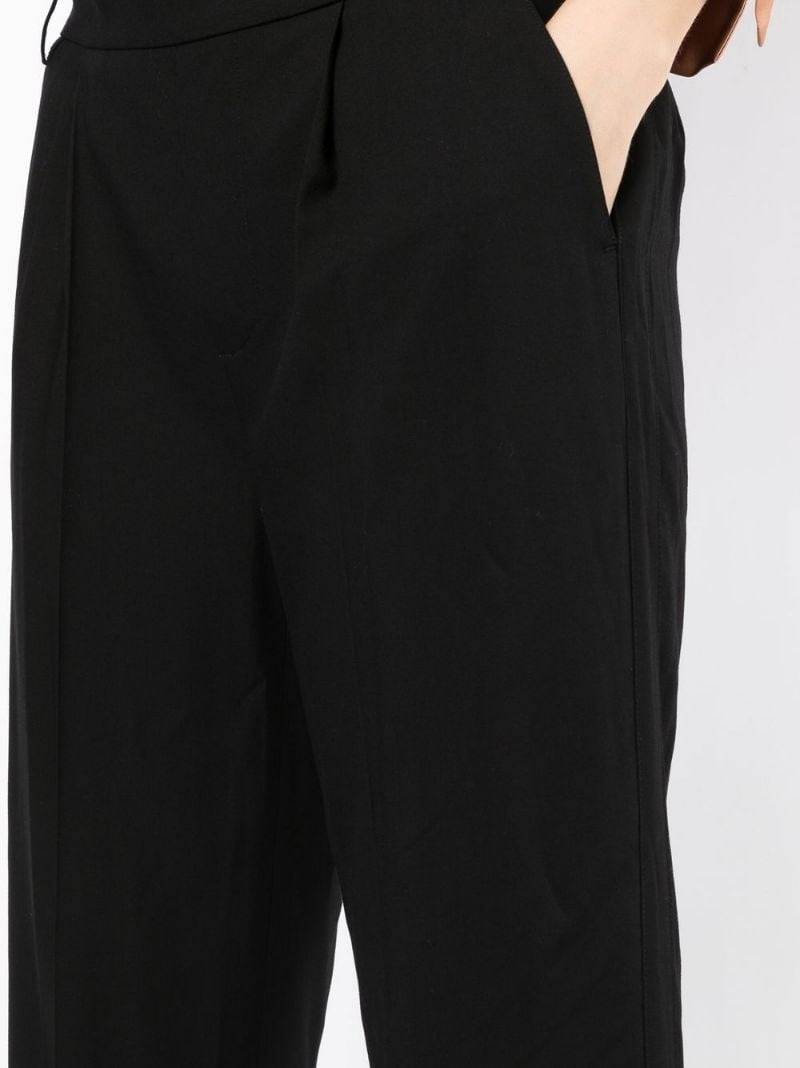 Drapey cropped-leg trousers - 5